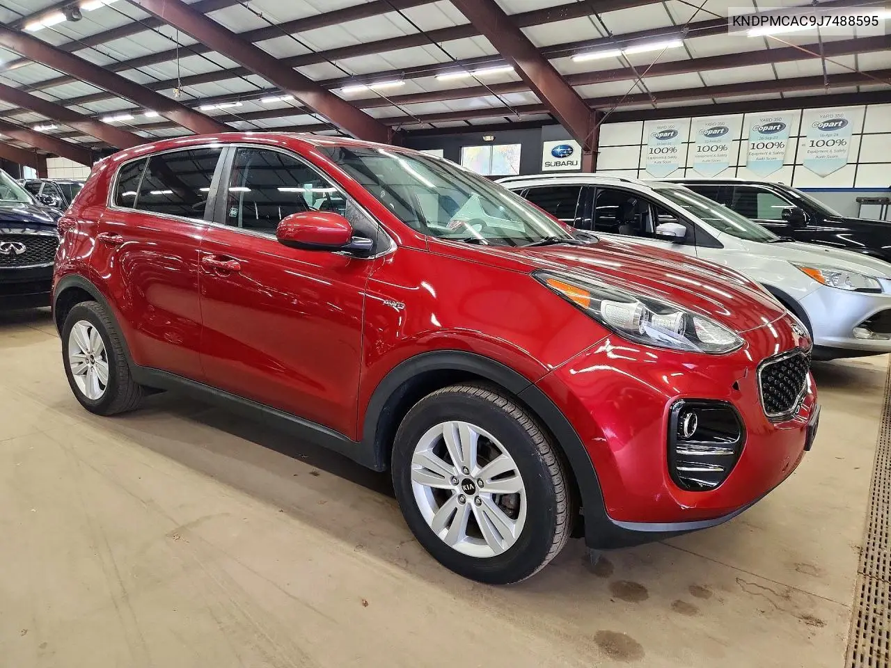 2018 KIA SPORTAGE VIN KNDPMCAC9J7488595 — фото 4
