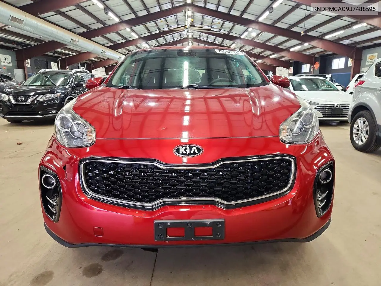 2018 KIA SPORTAGE VIN KNDPMCAC9J7488595 — фото 5