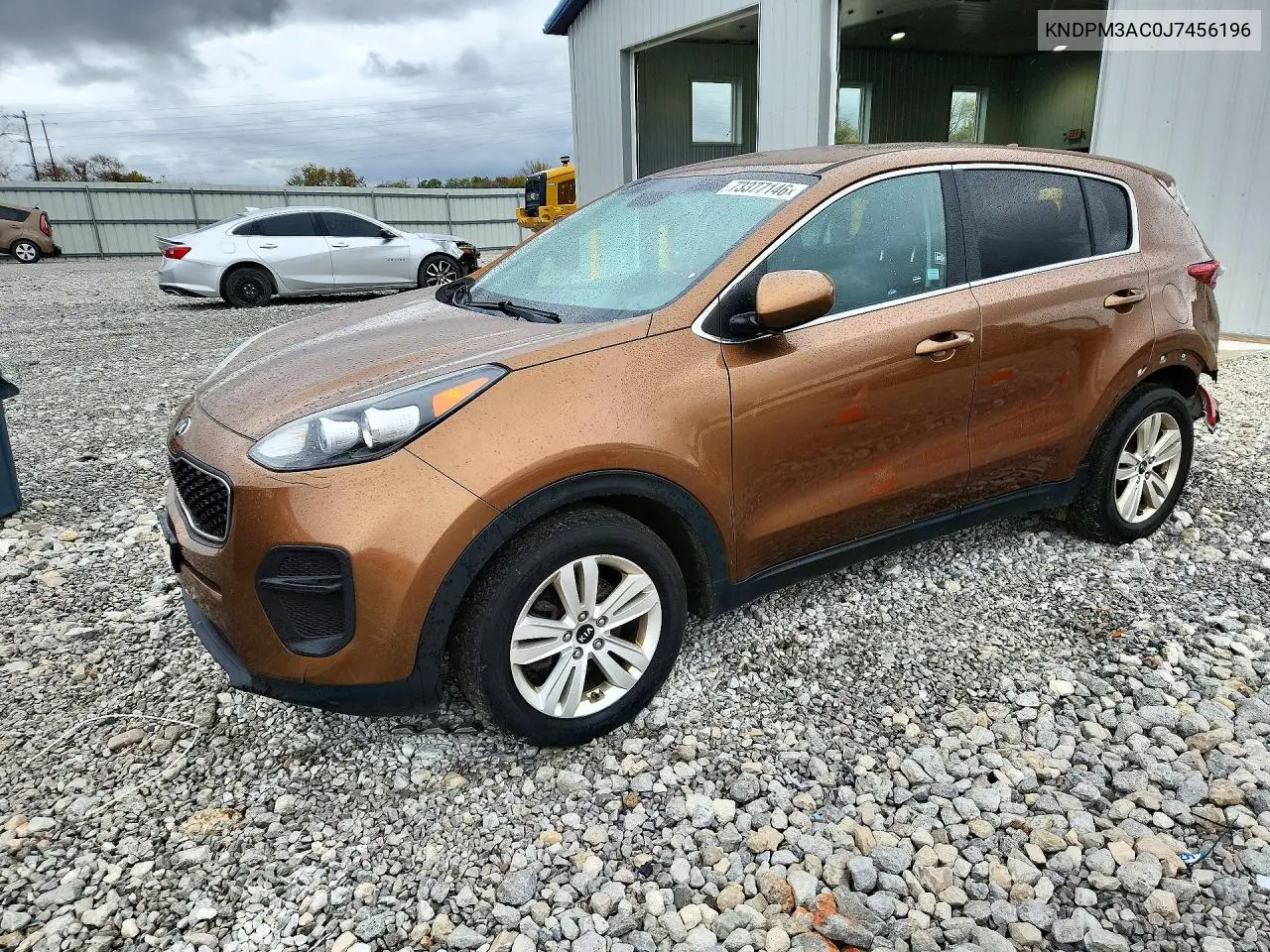 KIA SPORTAGE 2018, VIN KNDPM3AC0J7456196