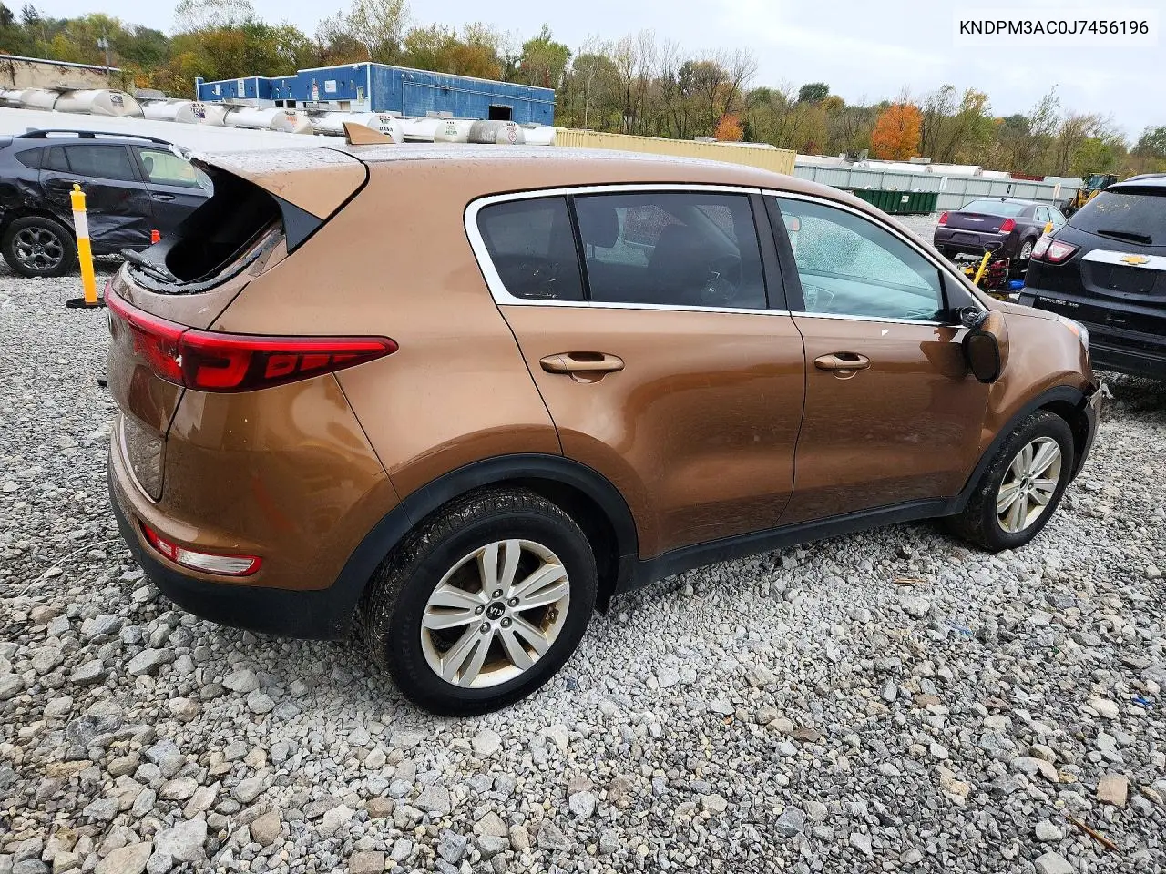 2018 KIA SPORTAGE VIN KNDPM3AC0J7456196 — фото 3