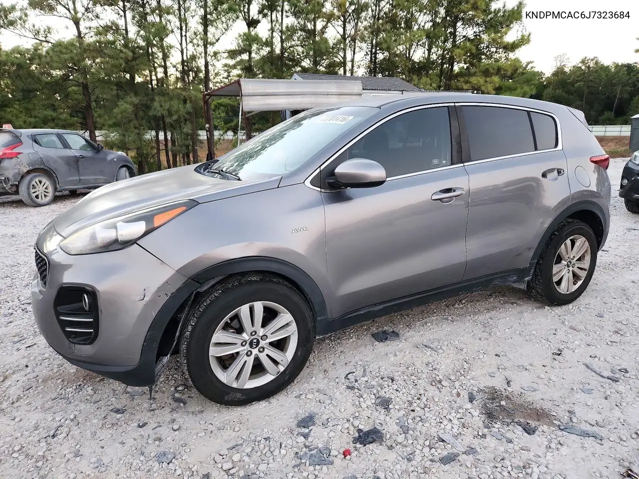KIA SPORTAGE 2018, VIN KNDPMCAC6J7323684