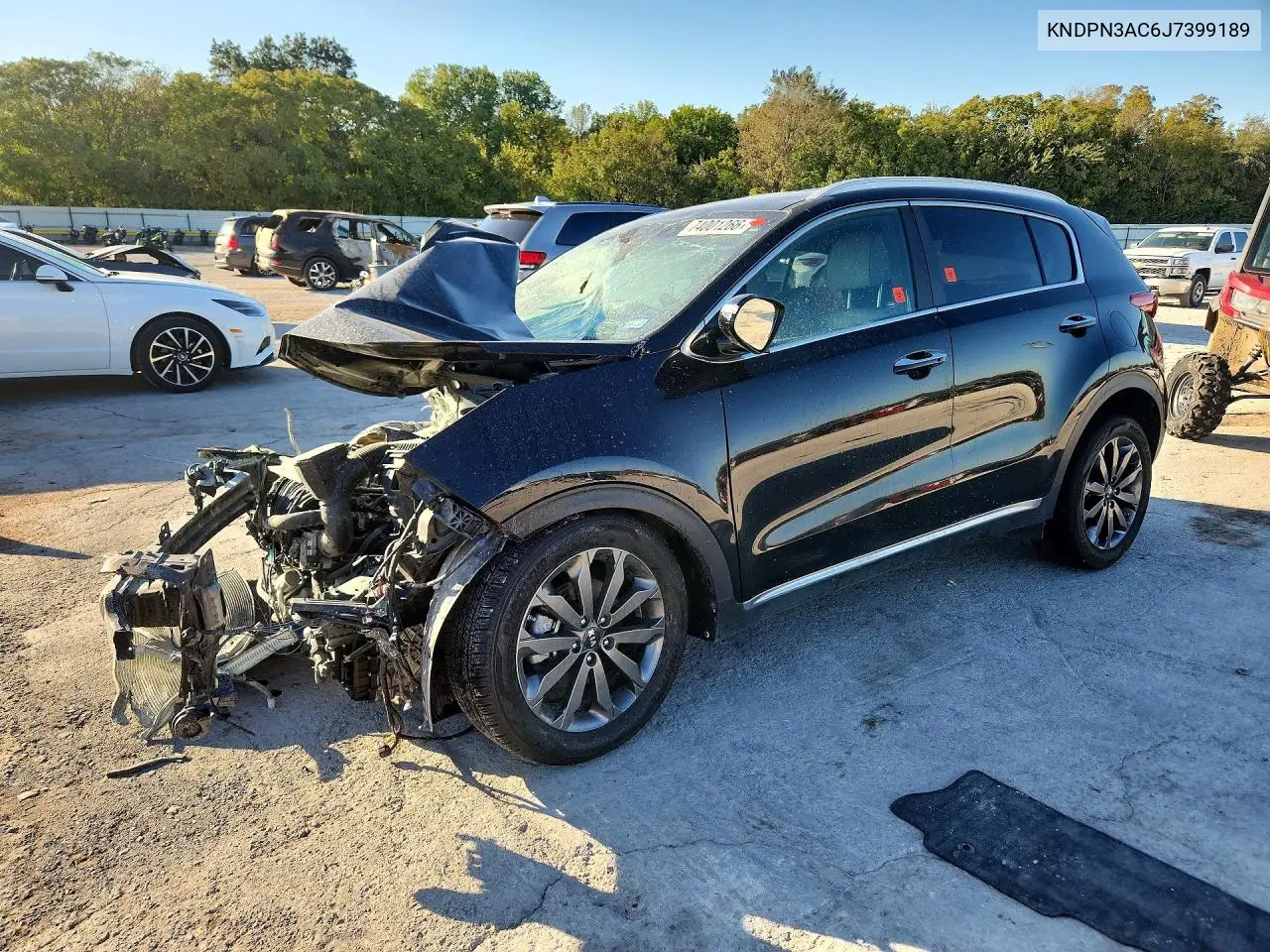 KIA SPORTAGE 2018, VIN KNDPN3AC6J7399189