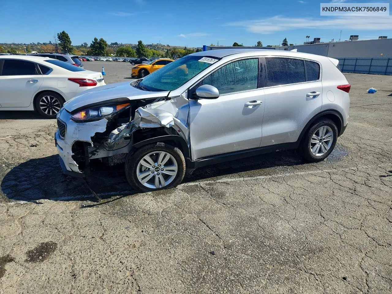 KIA SPORTAGE 2019, VIN KNDPM3AC5K7506849