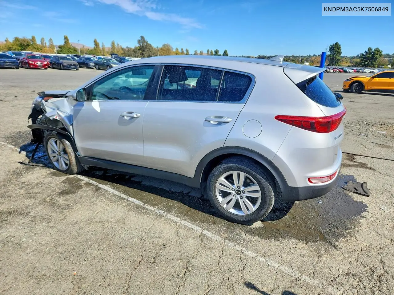 2019 KIA SPORTAGE VIN KNDPM3AC5K7506849 — фото 2