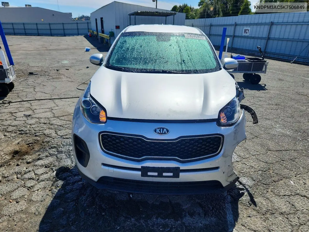 2019 KIA SPORTAGE VIN KNDPM3AC5K7506849 — фото 5
