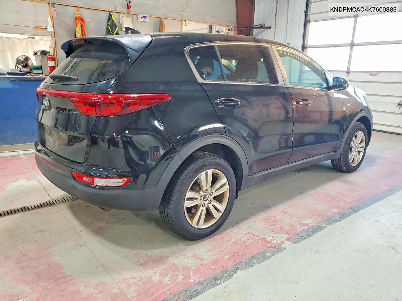 2019 KIA SPORTAGE VIN KNDPMCAC4K7600883 — фото 3