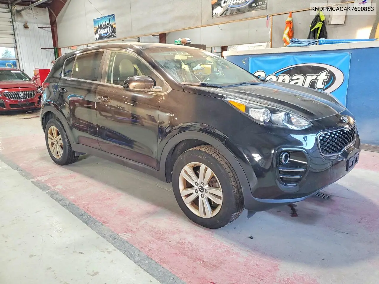 2019 KIA SPORTAGE VIN KNDPMCAC4K7600883 — фото 4