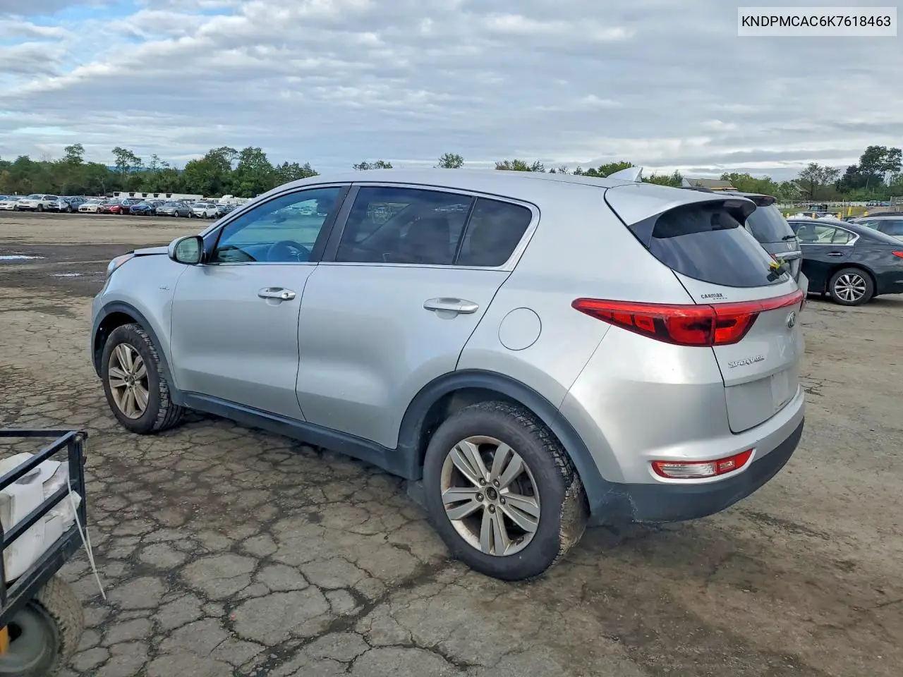 2019 KIA SPORTAGE VIN KNDPMCAC6K7618463 — фото 2