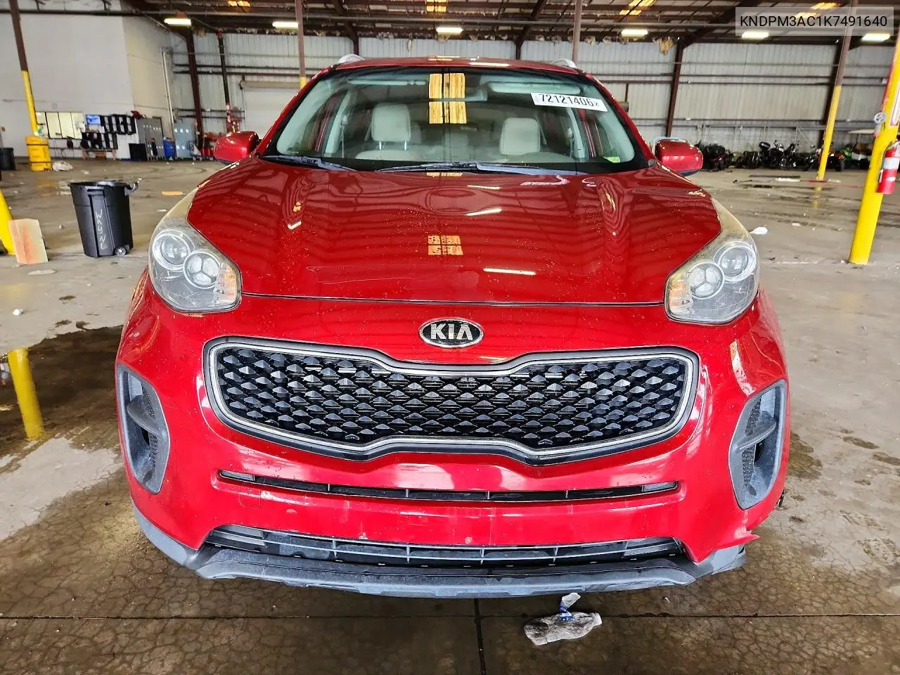 2019 KIA SPORTAGE VIN KNDPM3AC1K7491640 — фото 5