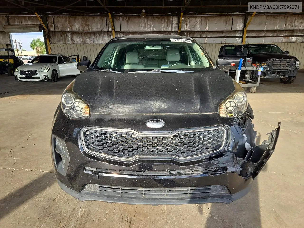 2019 KIA SPORTAGE VIN KNDPM3AC0K7592071 — фото 5