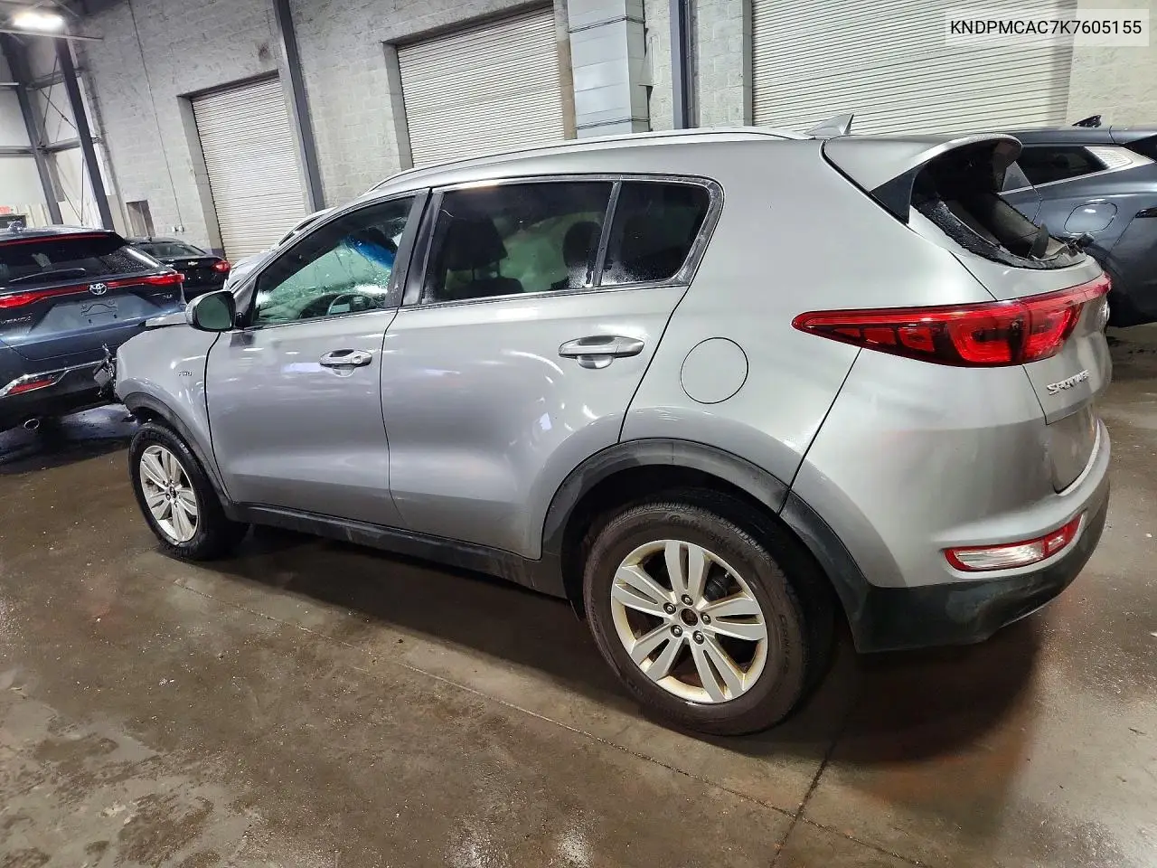 2019 KIA SPORTAGE VIN KNDPMCAC7K7605155 — фото 2