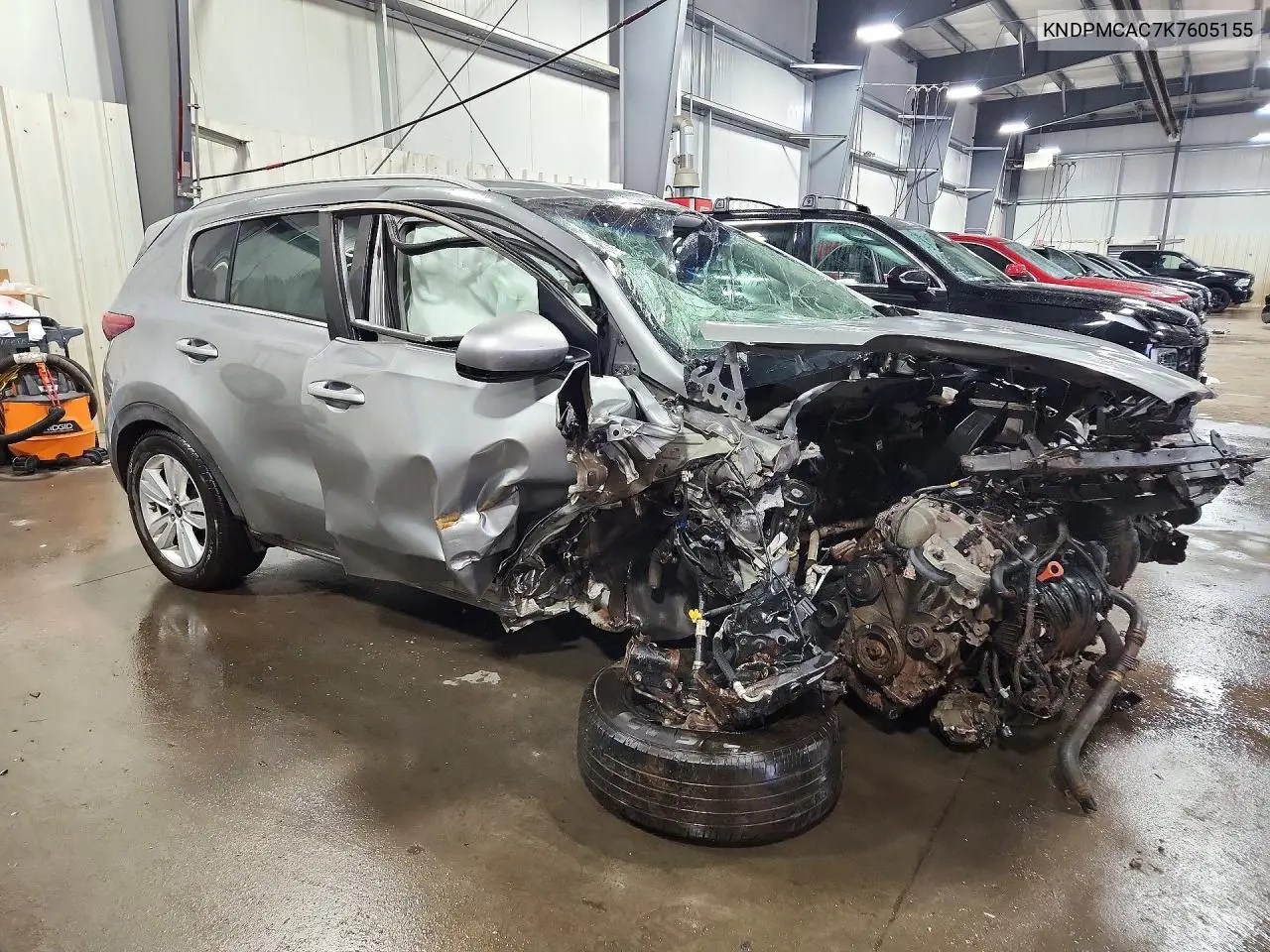 2019 KIA SPORTAGE VIN KNDPMCAC7K7605155 — фото 4