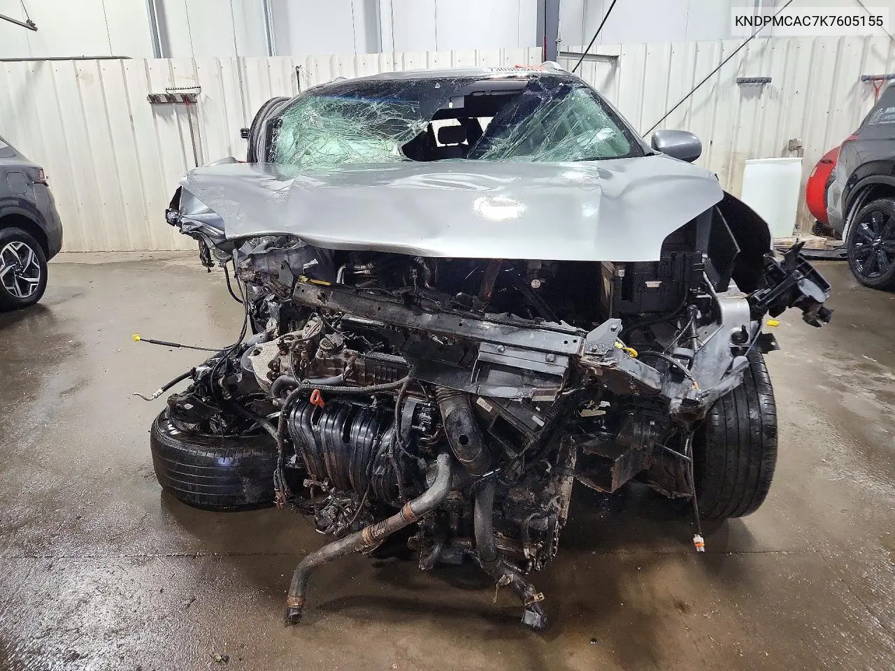 2019 KIA SPORTAGE VIN KNDPMCAC7K7605155 — фото 5