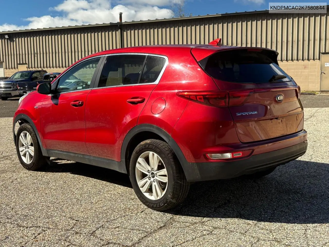 2019 KIA SPORTAGE VIN KNDPMCAC2K7580844 — фото 3