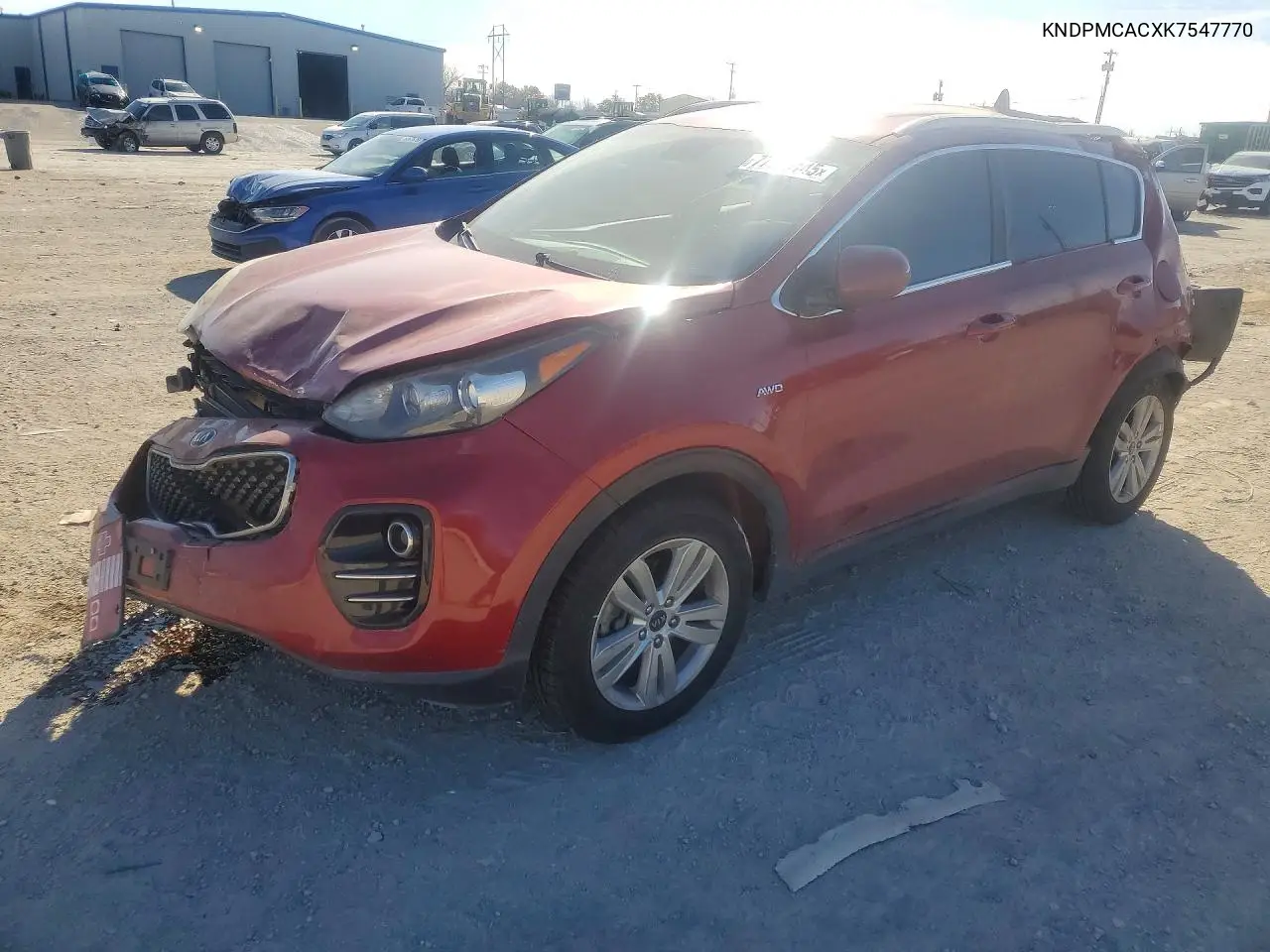 KIA SPORTAGE 2019, VIN KNDPMCACXK7547770