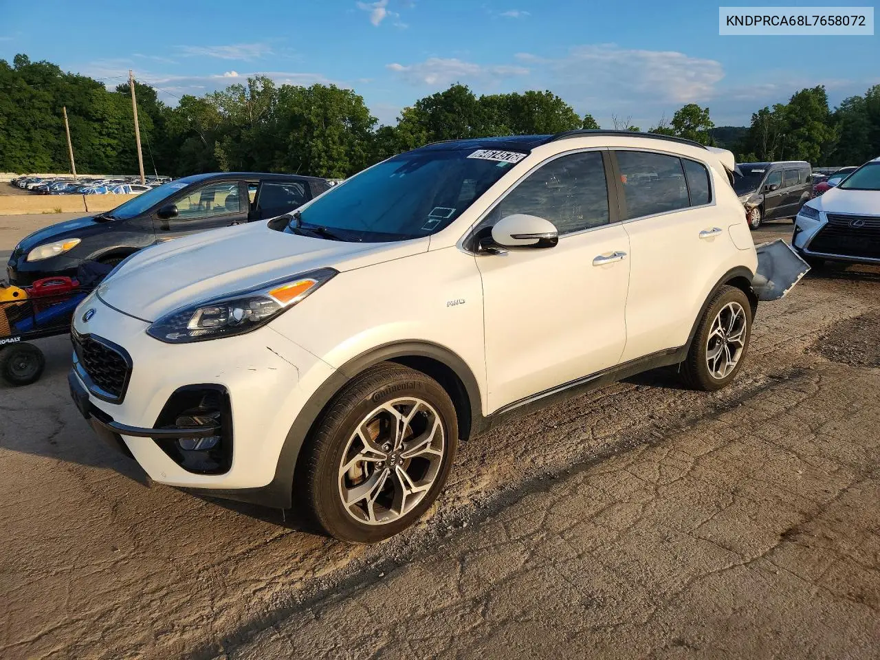 KIA SPORTAGE 2020, VIN KNDPRCA68L7658072