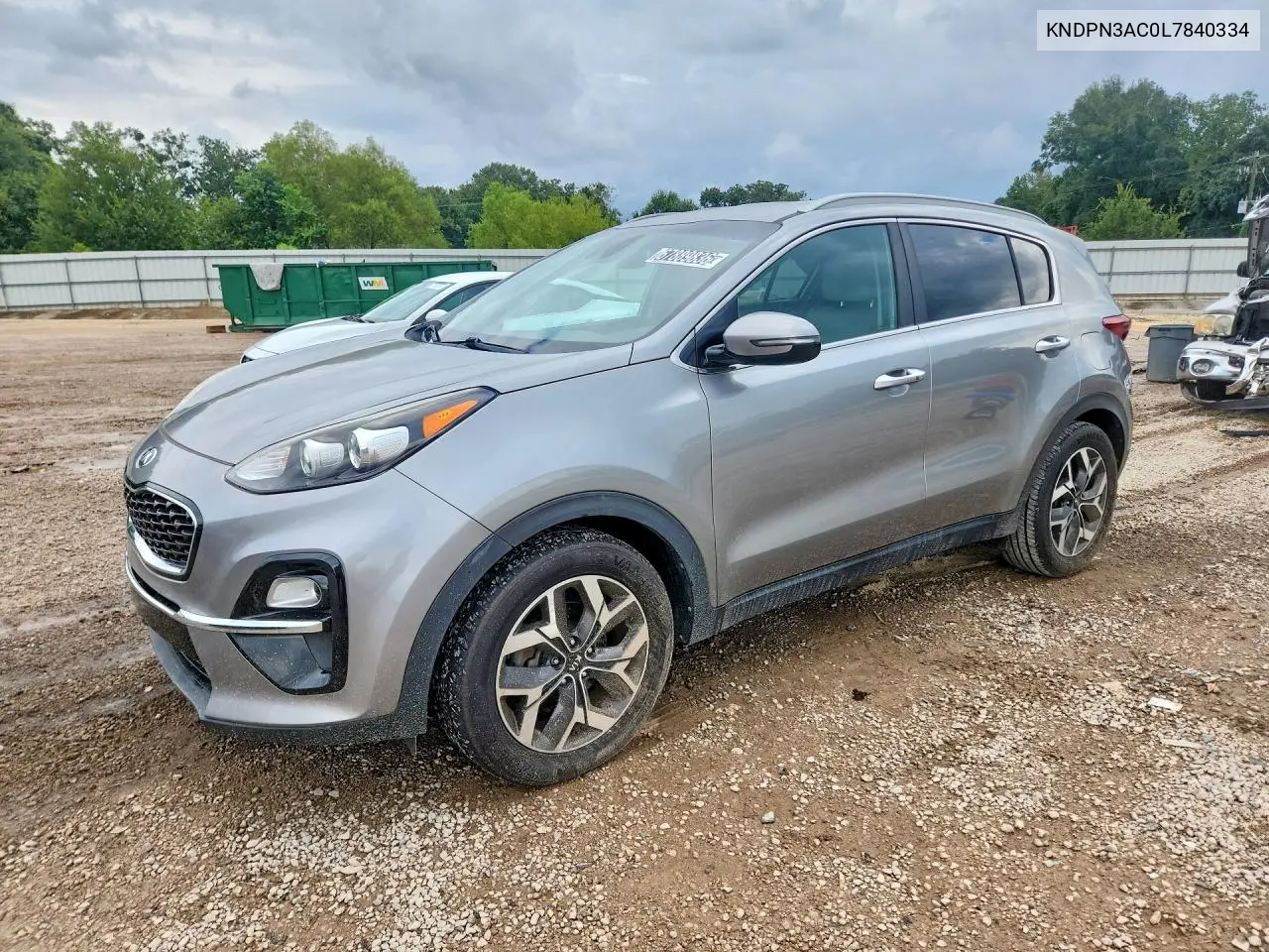 KIA SPORTAGE 2020, VIN KNDPN3AC0L7840334