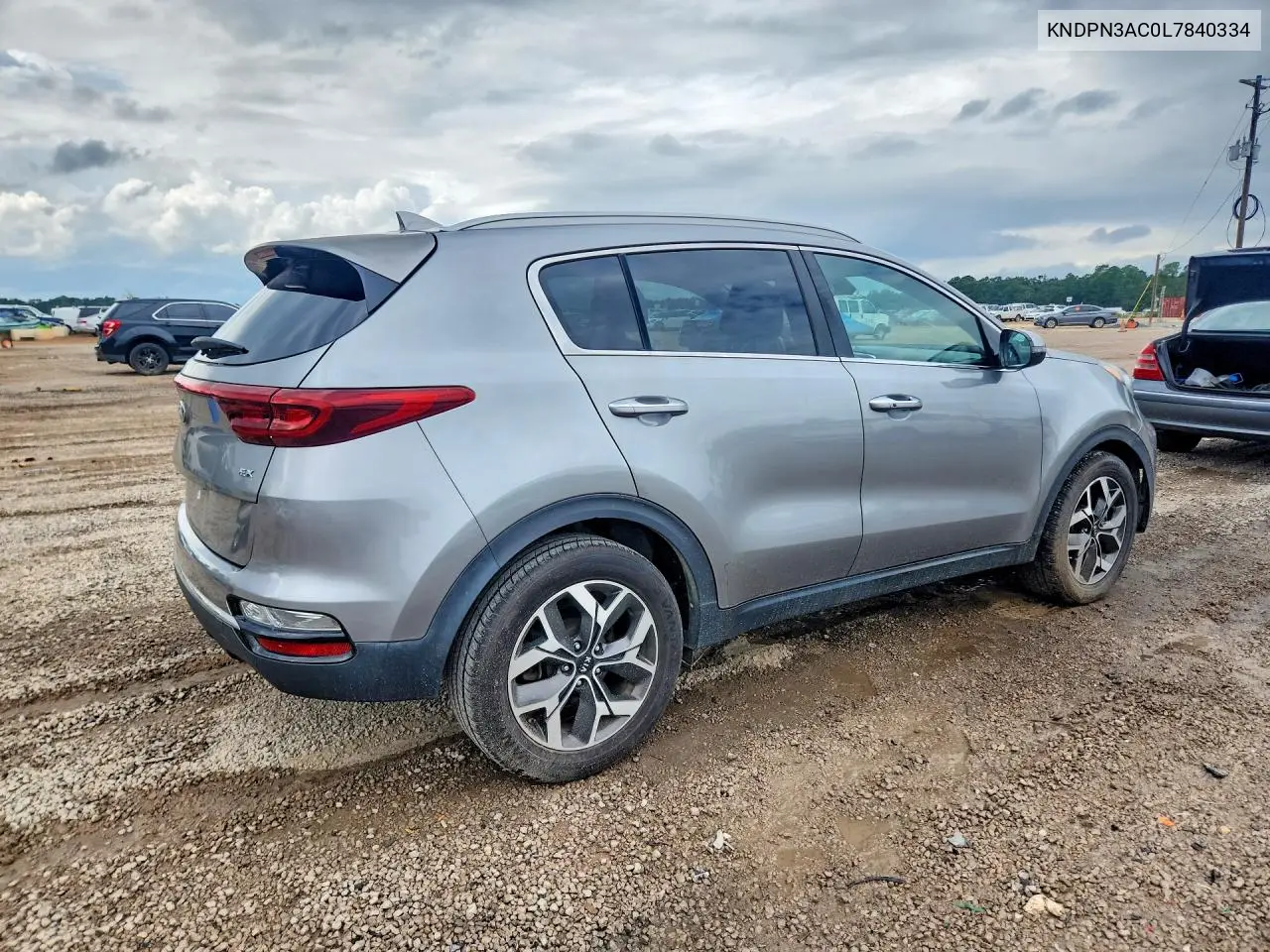 2020 KIA SPORTAGE VIN KNDPN3AC0L7840334 — фото 3