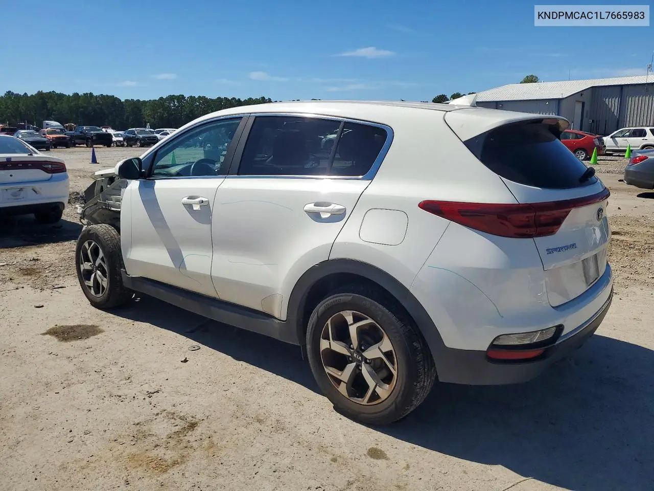 2020 KIA SPORTAGE VIN KNDPMCAC1L7665983 — фото 2