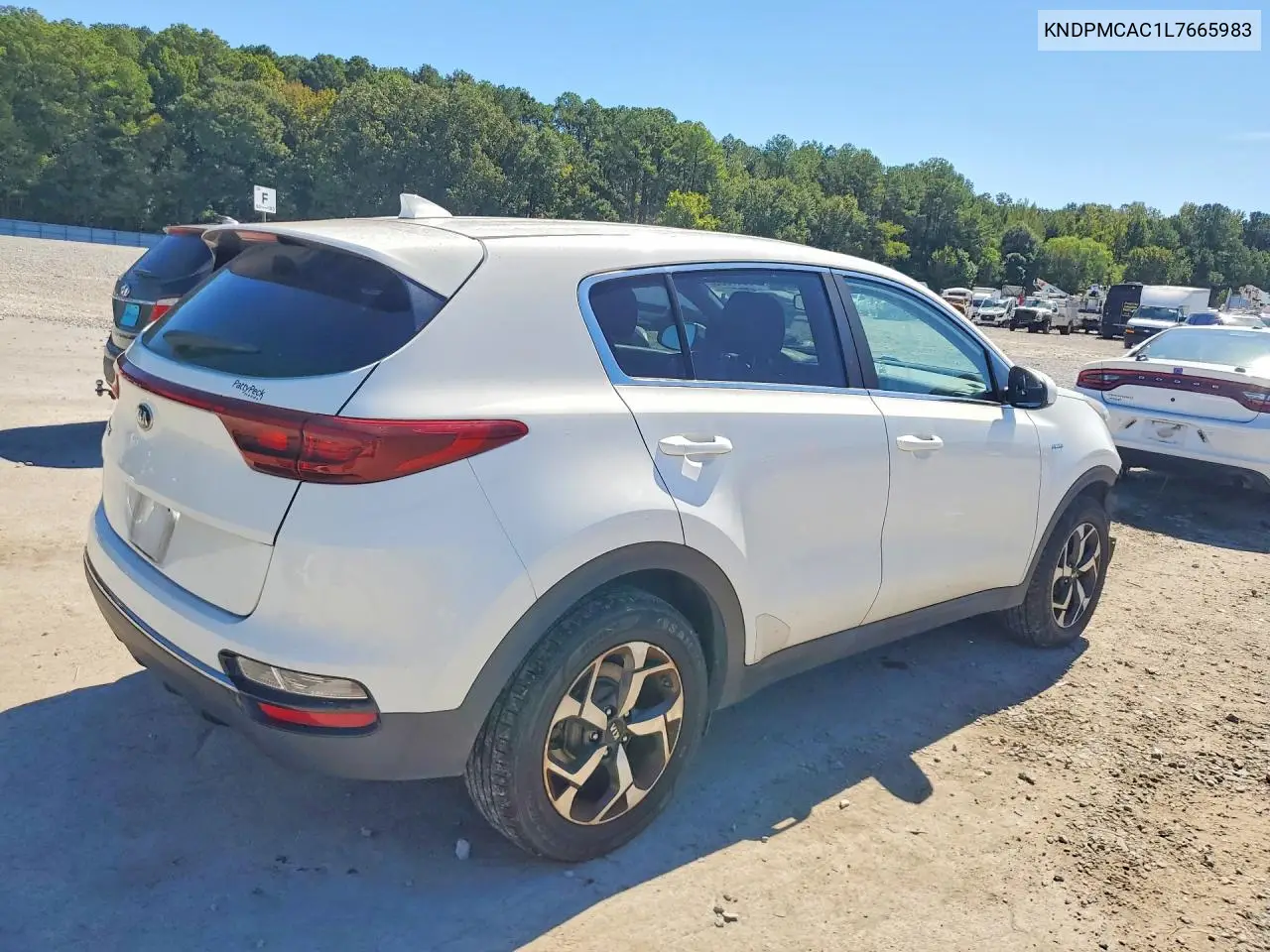 2020 KIA SPORTAGE VIN KNDPMCAC1L7665983 — фото 3