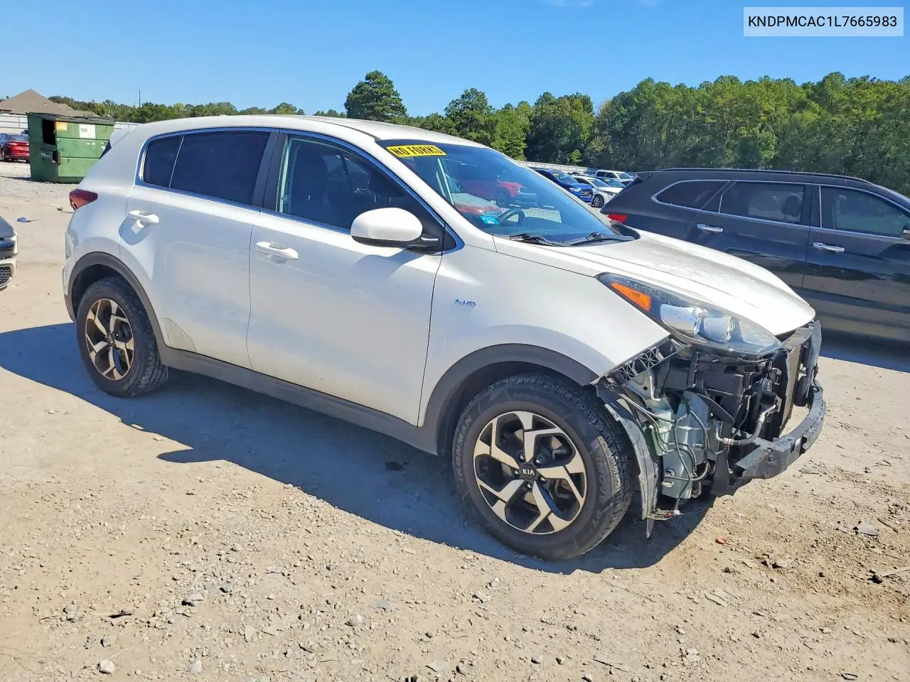 2020 KIA SPORTAGE VIN KNDPMCAC1L7665983 — фото 4