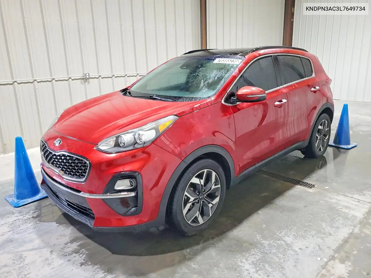 KIA SPORTAGE 2020, VIN KNDPN3AC3L7649734