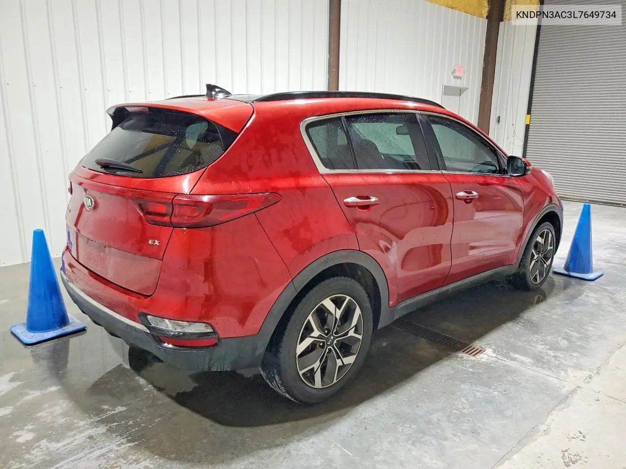 2020 KIA SPORTAGE VIN KNDPN3AC3L7649734 — фото 3