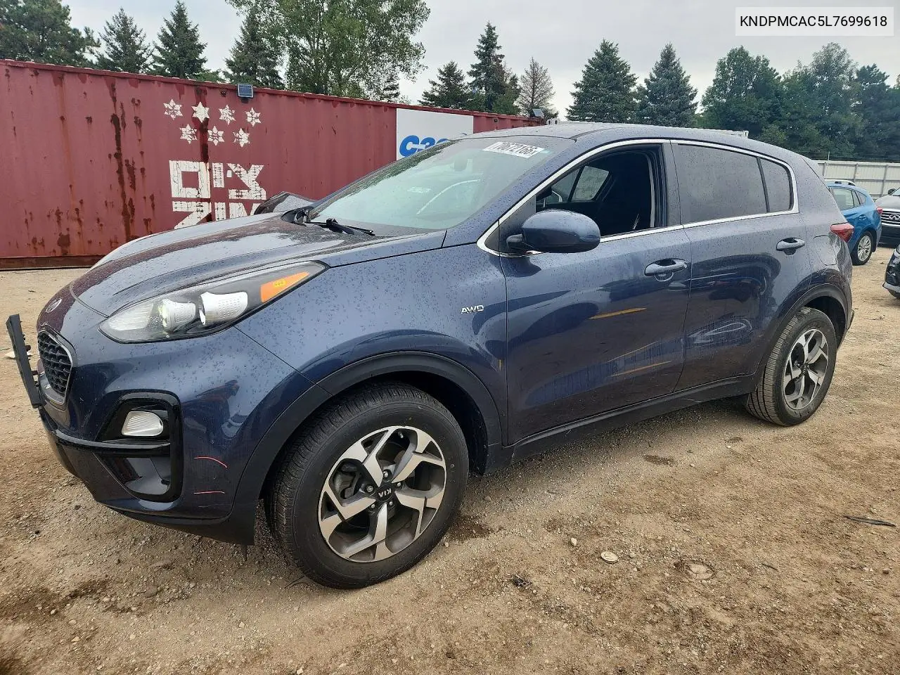 KIA SPORTAGE 2020, VIN KNDPMCAC5L7699618
