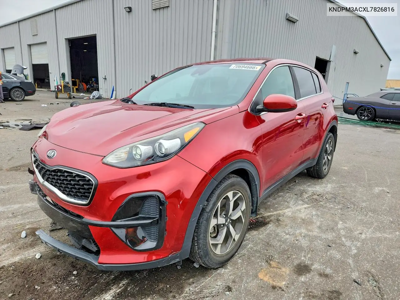 KIA SPORTAGE 2020, VIN KNDPM3ACXL7826816