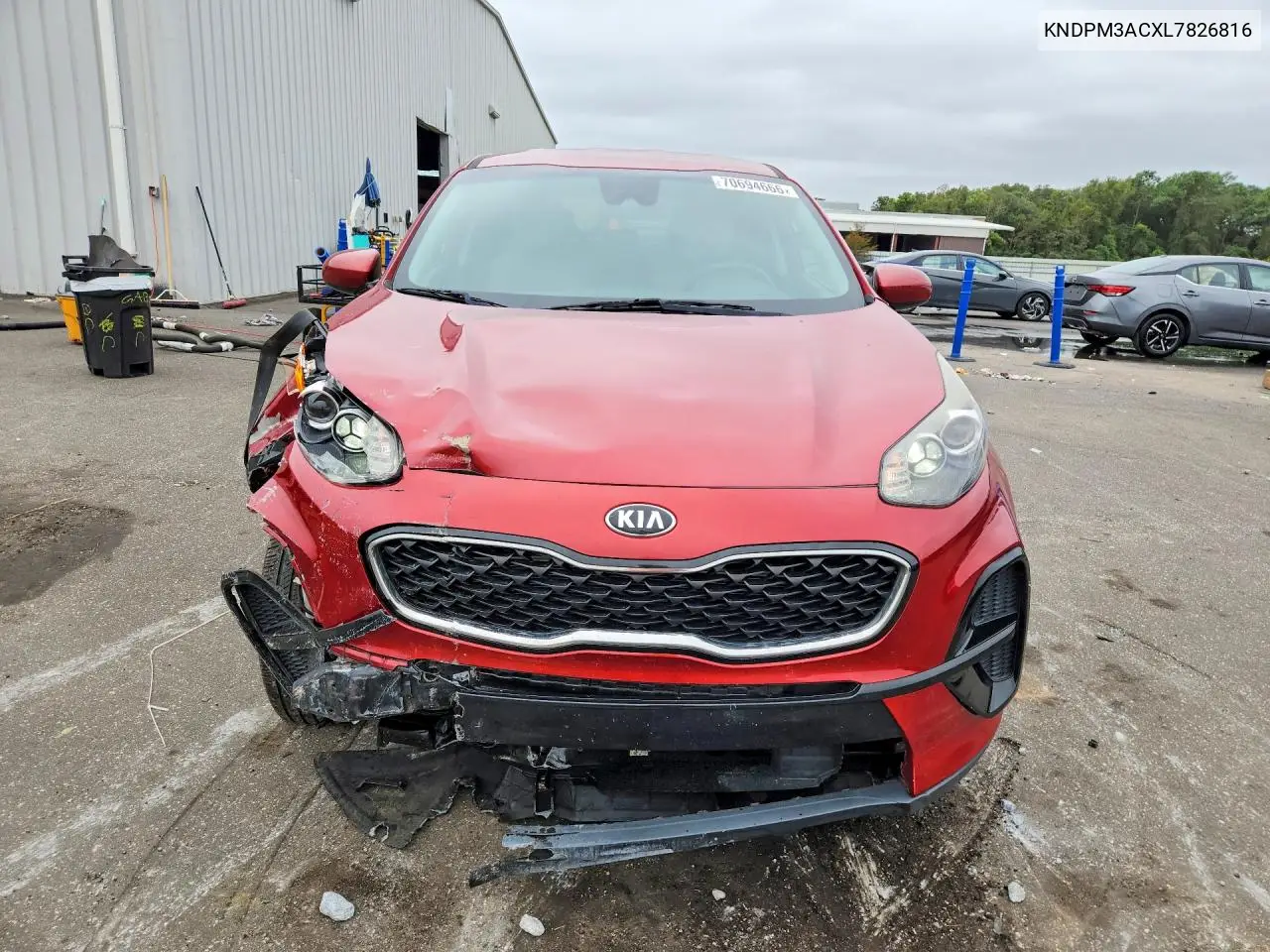 2020 KIA SPORTAGE VIN KNDPM3ACXL7826816 — фото 5