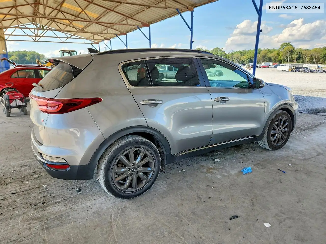 2020 KIA SPORTAGE VIN KNDP63AC6L7683454 — фото 3