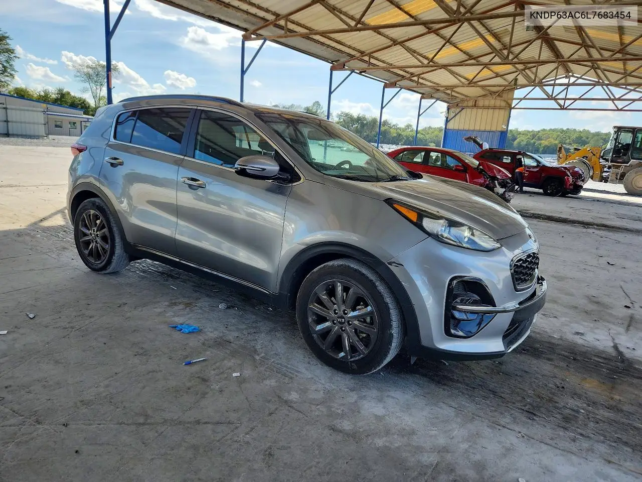 2020 KIA SPORTAGE VIN KNDP63AC6L7683454 — фото 4