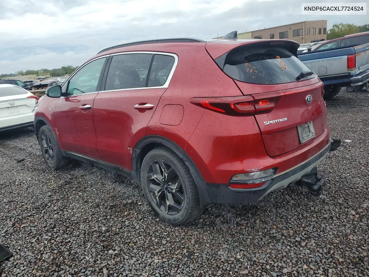 2020 KIA SPORTAGE VIN KNDP6CACXL7724524 — фото 2