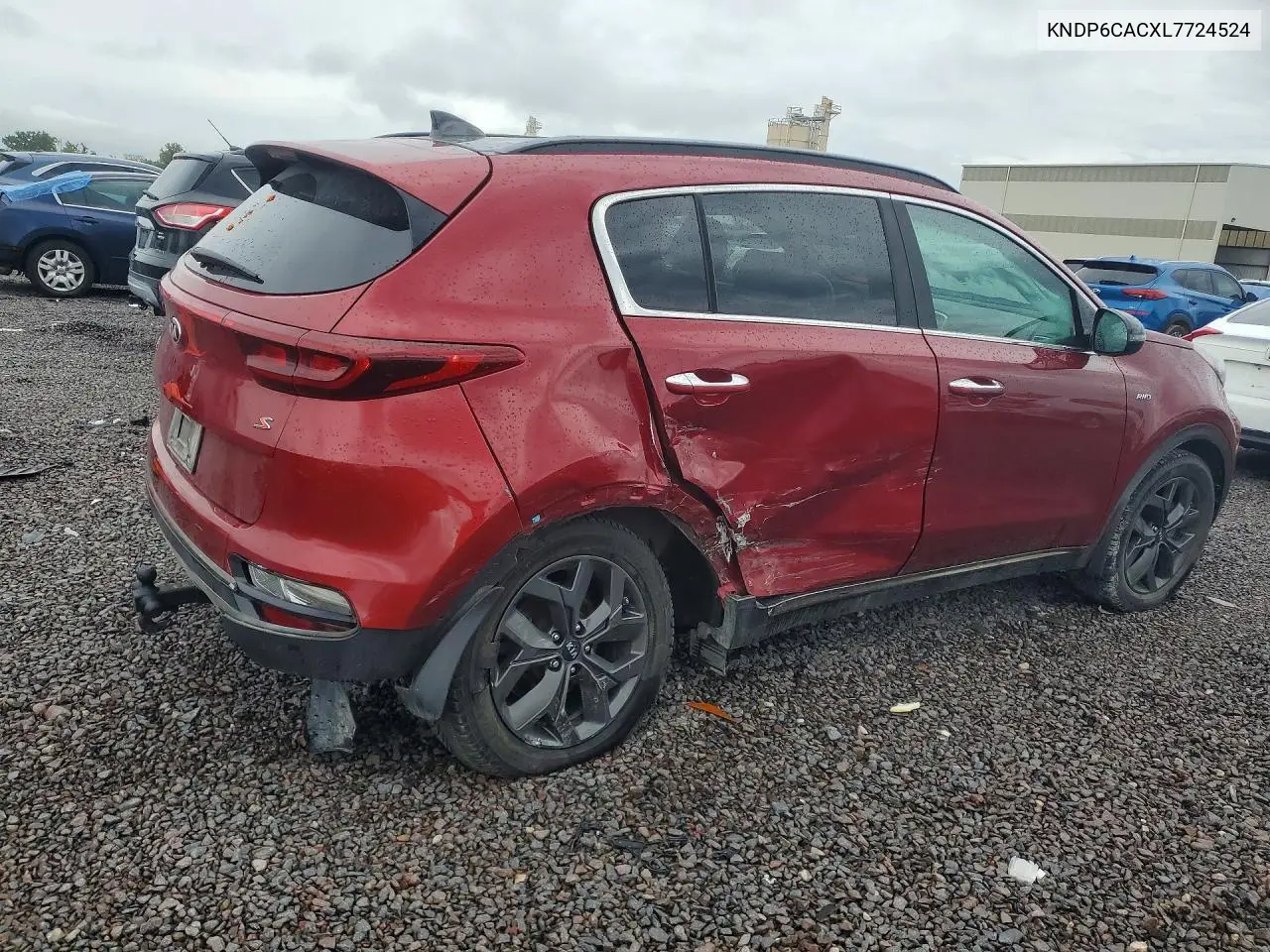 2020 KIA SPORTAGE VIN KNDP6CACXL7724524 — фото 3