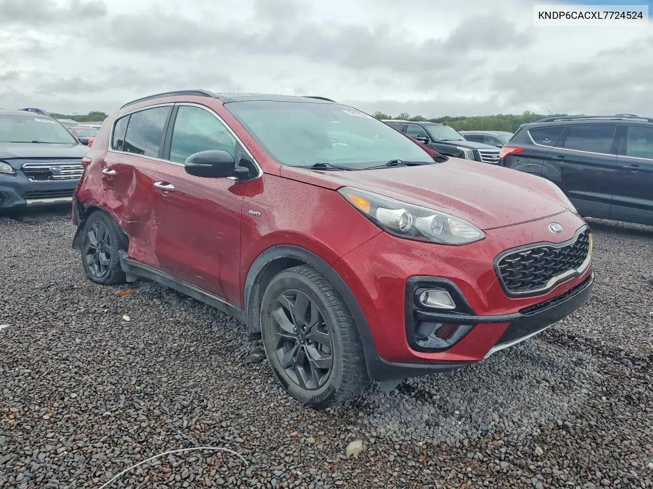 2020 KIA SPORTAGE VIN KNDP6CACXL7724524 — фото 4