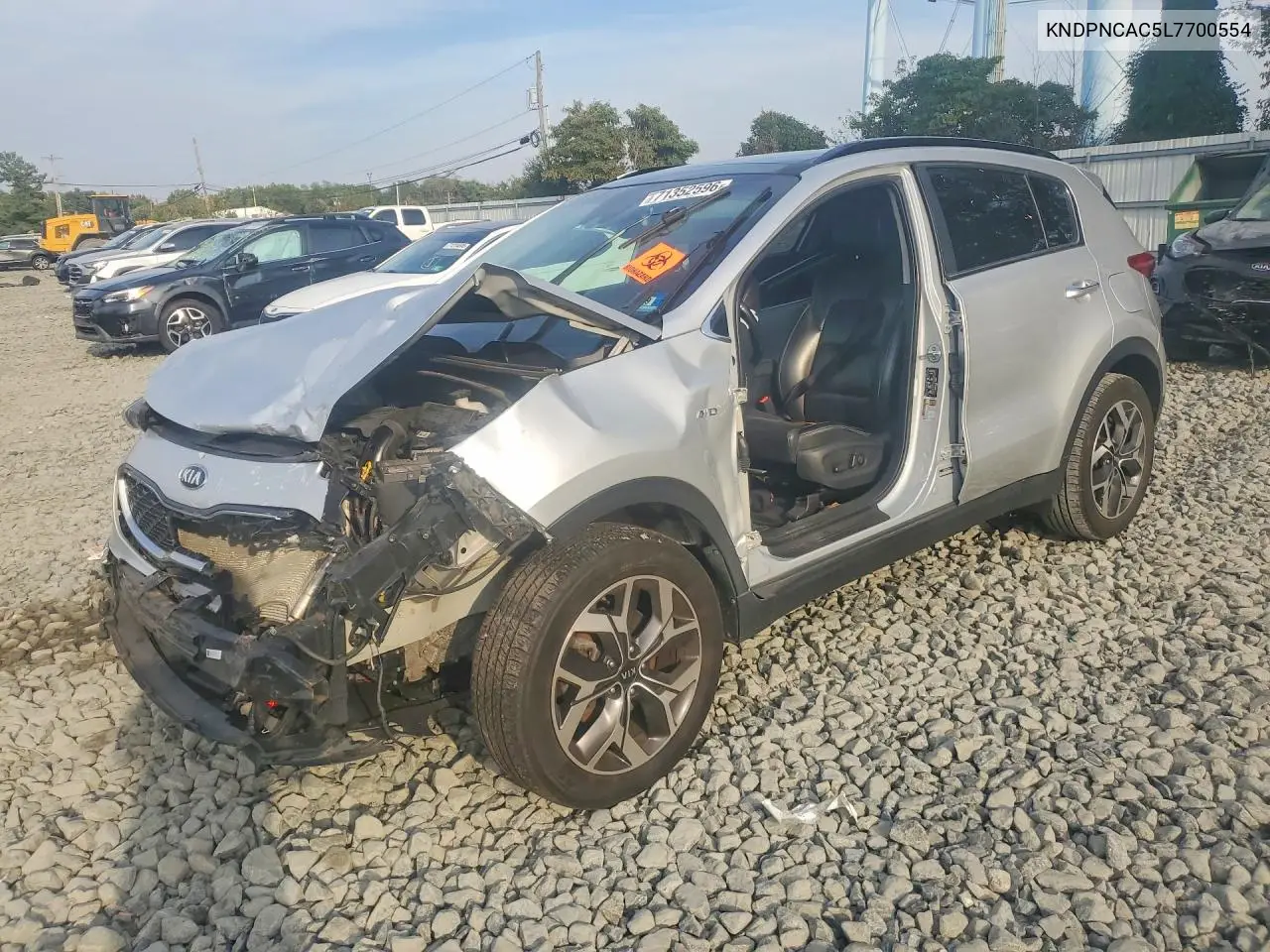 KIA SPORTAGE 2020, VIN KNDPNCAC5L7700554