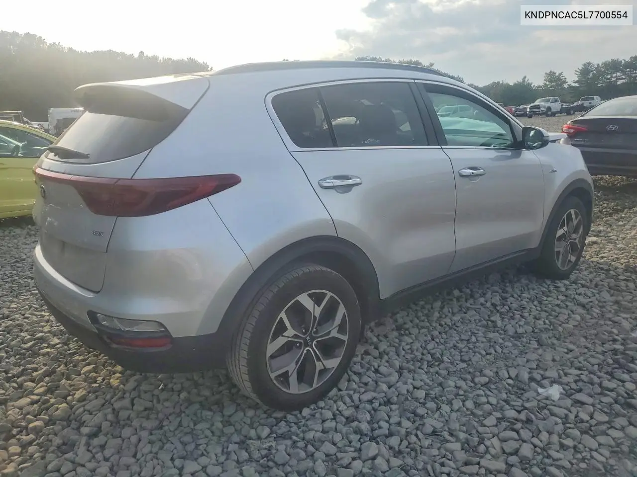 2020 KIA SPORTAGE VIN KNDPNCAC5L7700554 — фото 3