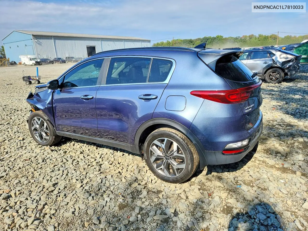 2020 KIA SPORTAGE VIN KNDPNCAC1L7810033 — фото 2