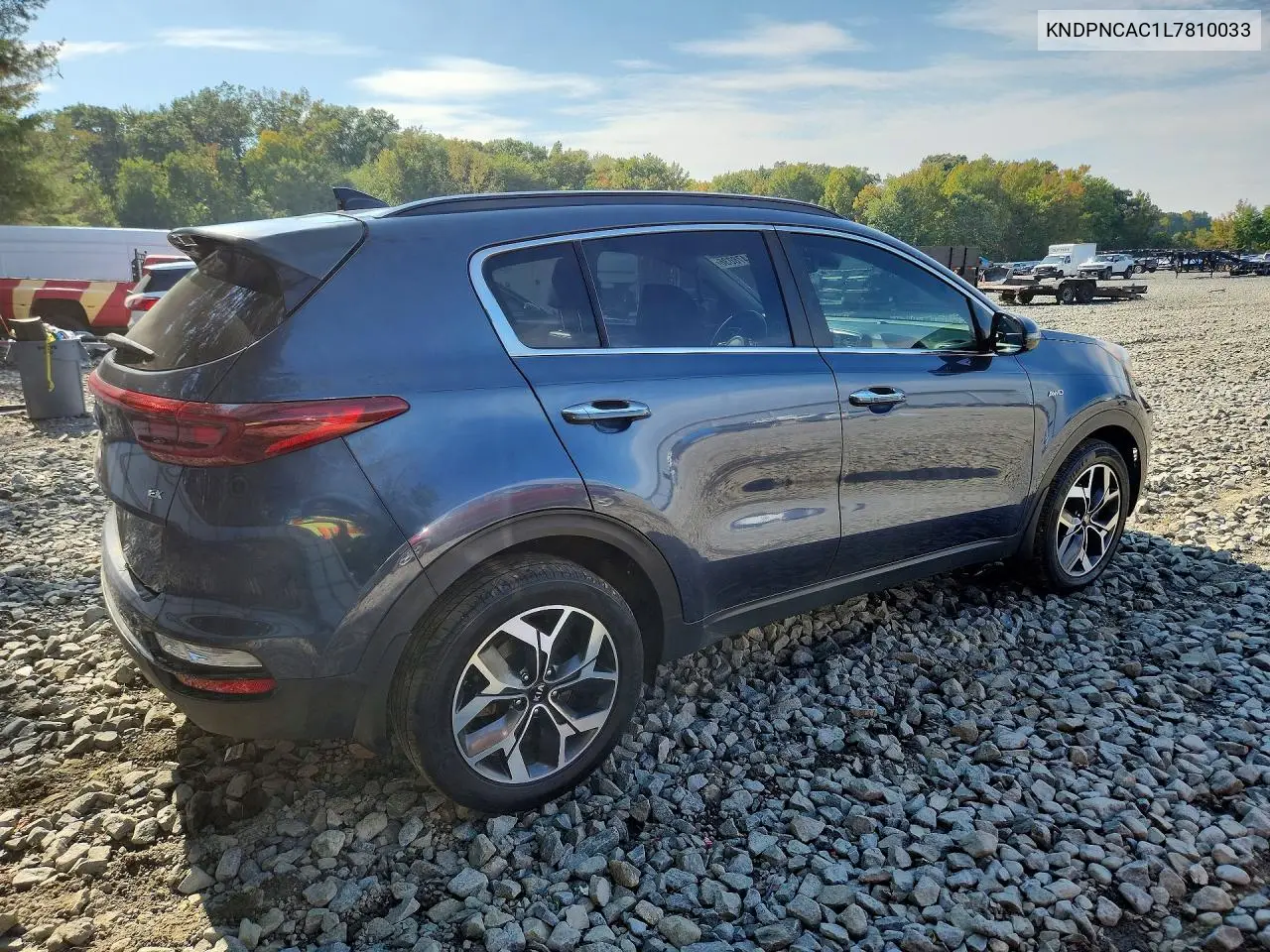 2020 KIA SPORTAGE VIN KNDPNCAC1L7810033 — фото 3