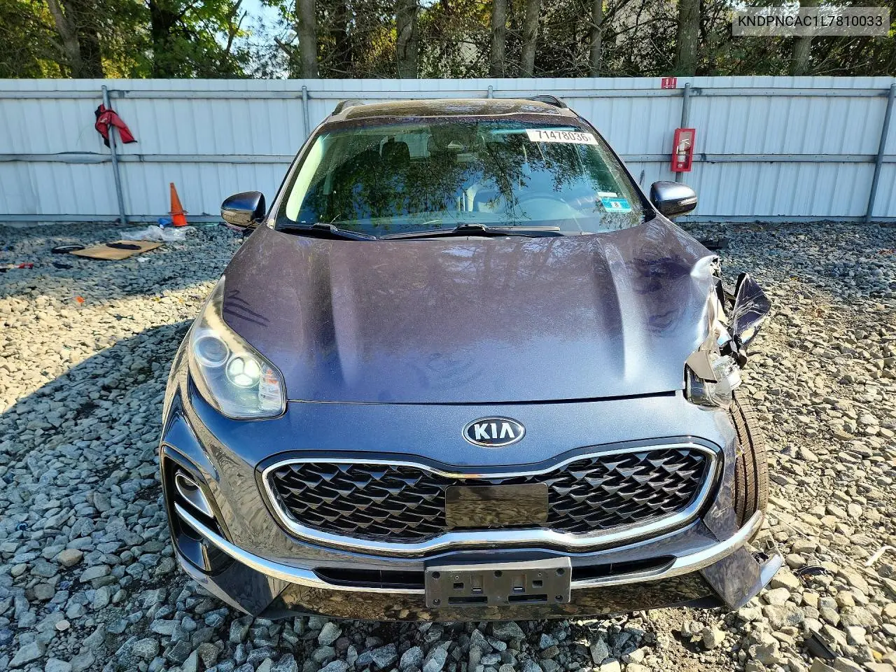 2020 KIA SPORTAGE VIN KNDPNCAC1L7810033 — фото 5