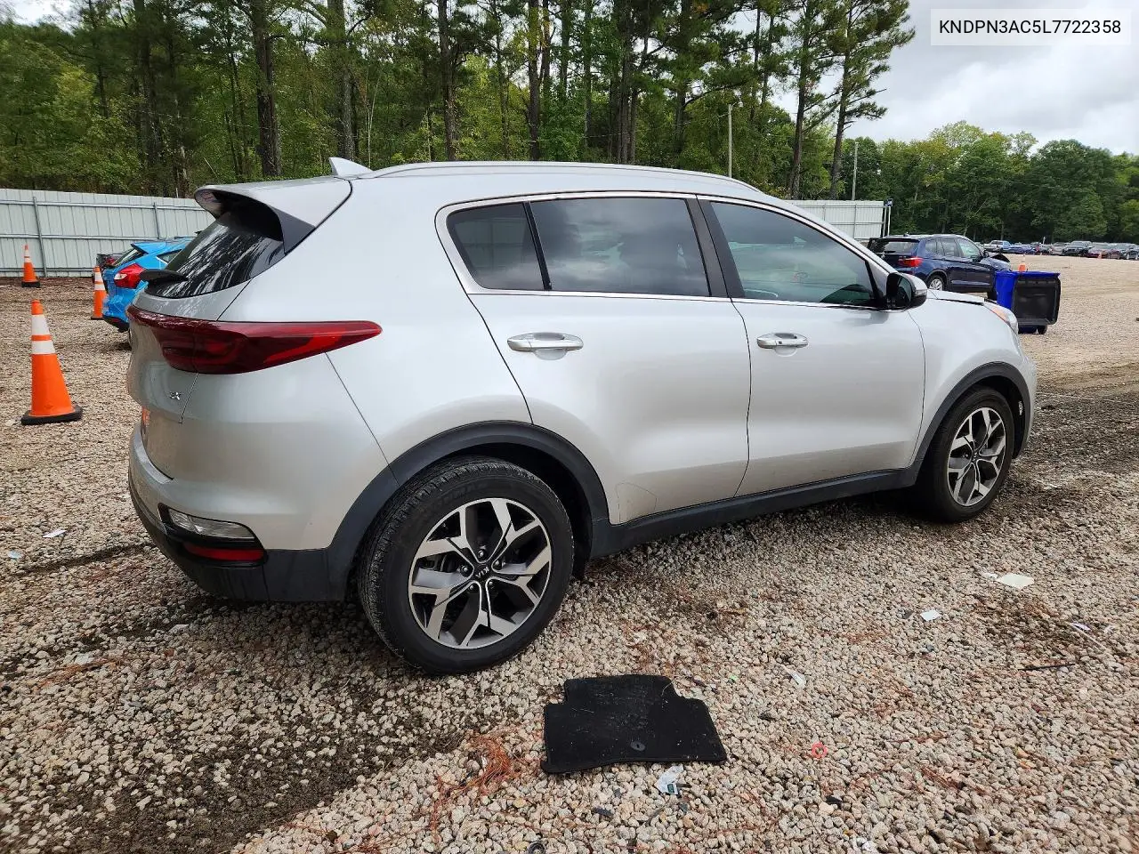 2020 KIA SPORTAGE VIN KNDPN3AC5L7722358 — фото 3