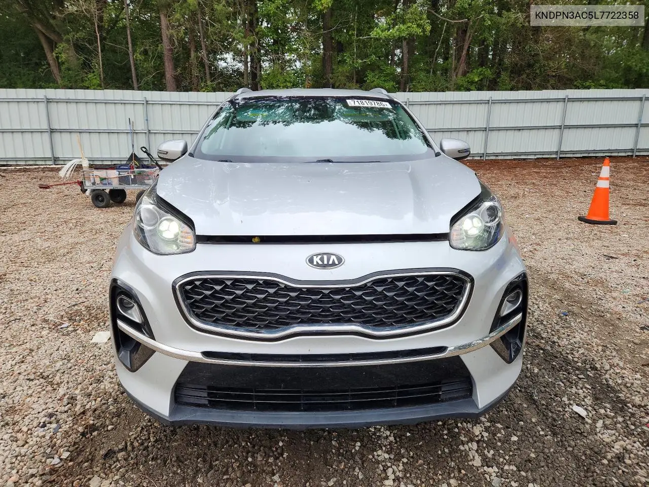 2020 KIA SPORTAGE VIN KNDPN3AC5L7722358 — фото 5