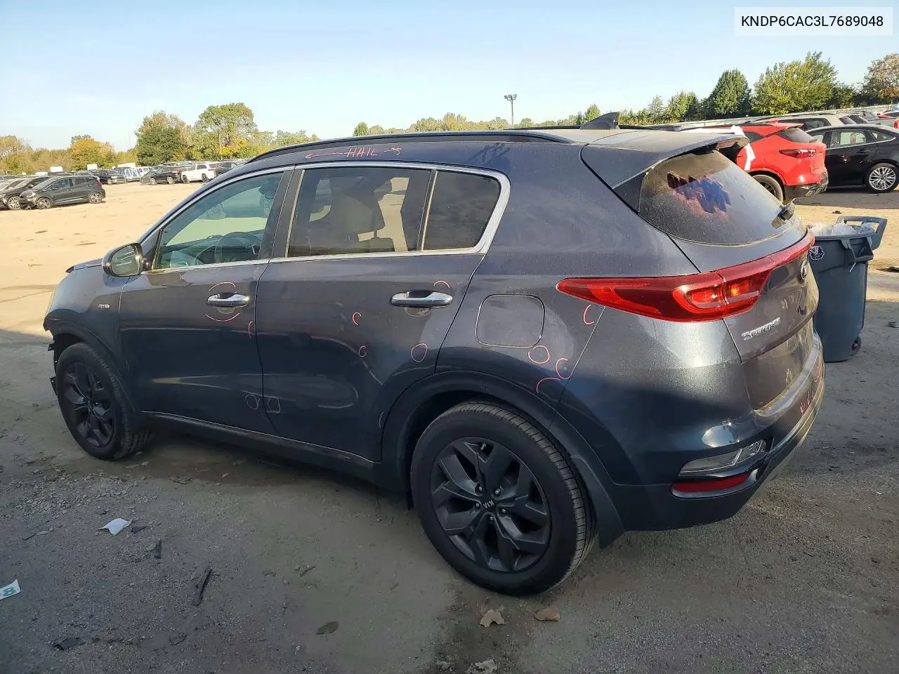2020 KIA SPORTAGE VIN KNDP6CAC3L7689048 — фото 2