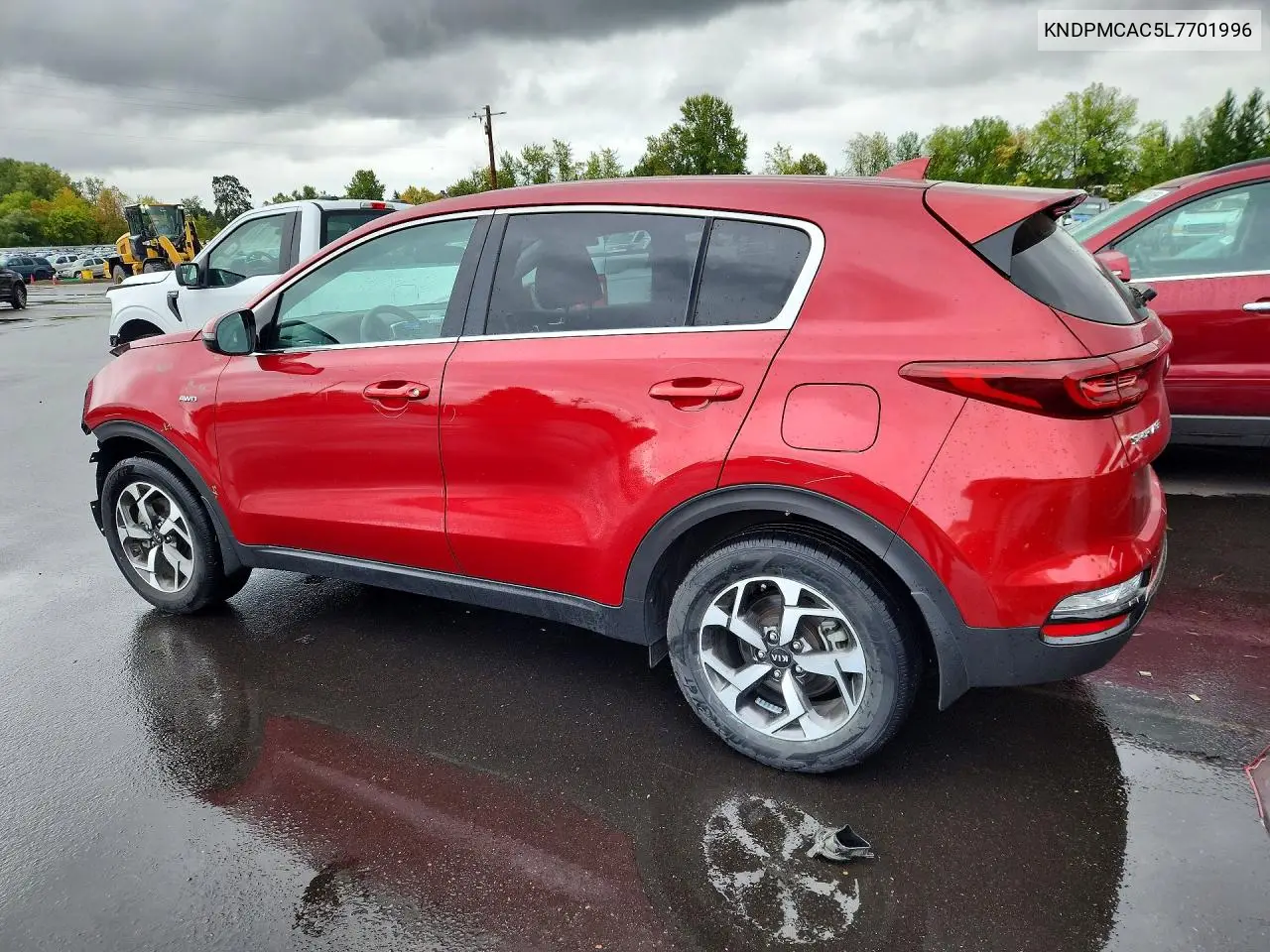 2020 KIA SPORTAGE VIN KNDPMCAC5L7701996 — фото 2