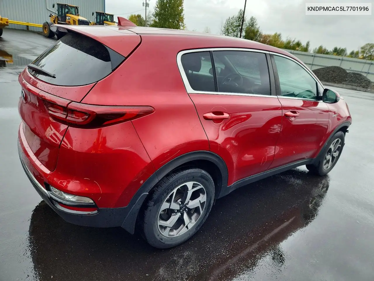 2020 KIA SPORTAGE VIN KNDPMCAC5L7701996 — фото 3