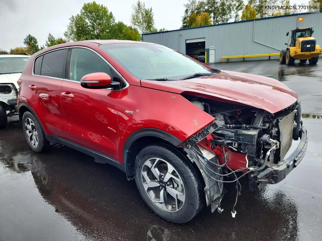2020 KIA SPORTAGE VIN KNDPMCAC5L7701996 — фото 4