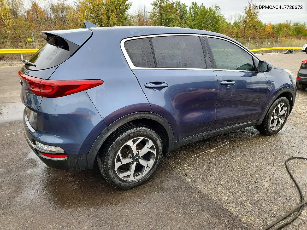 2020 KIA SPORTAGE VIN KNDPMCAC4L7728672 — фото 3