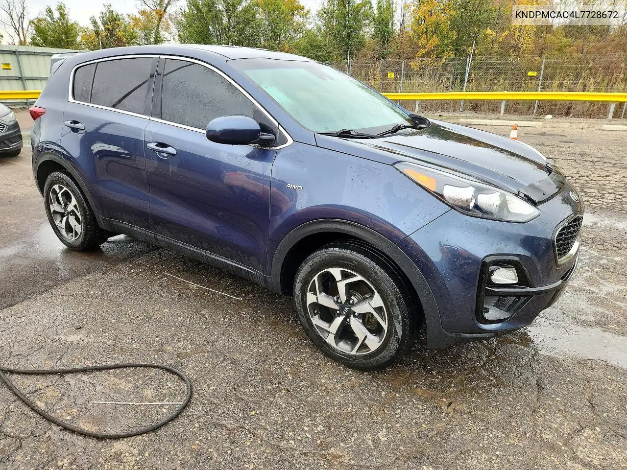 2020 KIA SPORTAGE VIN KNDPMCAC4L7728672 — фото 4