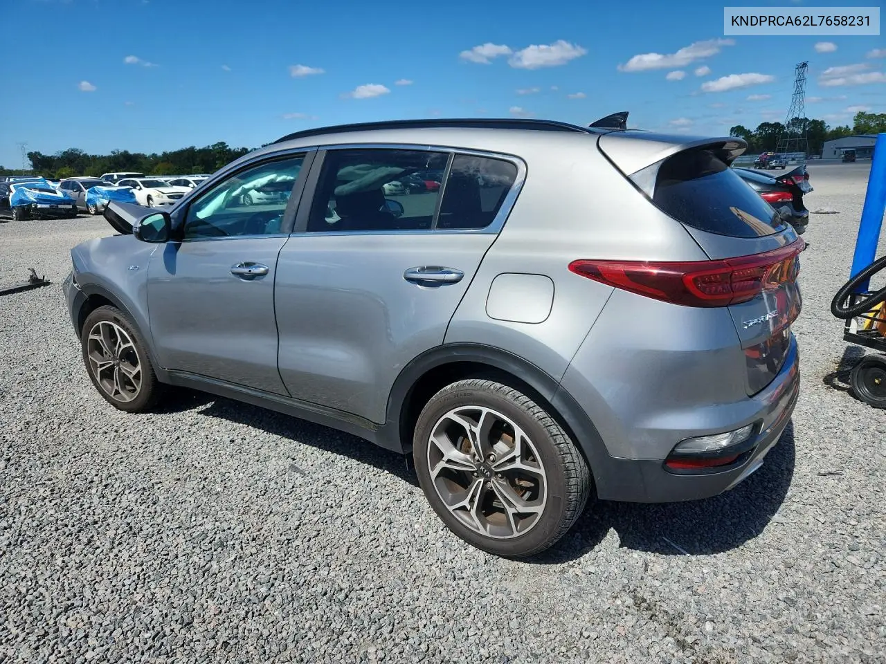 2020 KIA SPORTAGE VIN KNDPRCA62L7658231 — фото 2