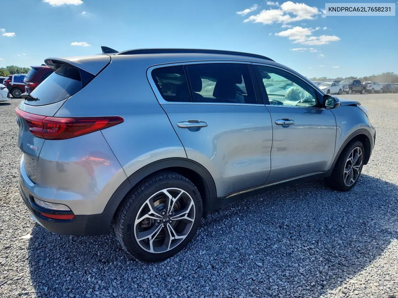 2020 KIA SPORTAGE VIN KNDPRCA62L7658231 — фото 3